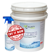 advantage non-caustic general purpose cleaner chemical cleaning solution