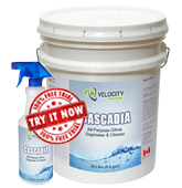 CASCADIA ALL PURPOSE CITRUS DEGREASER AND CLEANER CHEMICAL CLEANING SOLUTION