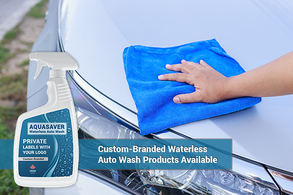 VELOCITY - AQUASAVER: Spray-On Waterless Auto Wash | Custom-Branding, Private Label