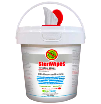 SteriWipes: Virucidal Wipes | Disinfectant Cleaner Sanitizer Fungicide Mildewstat Viricide Deodorizer